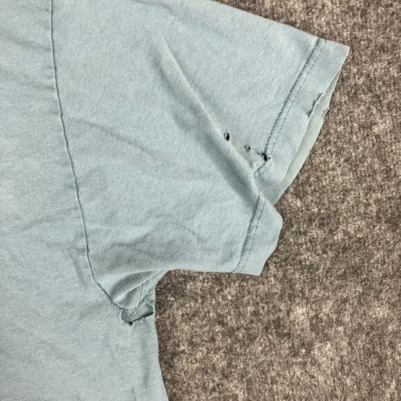 Nike T-Shirt Mens Size XL Blue Florida Spellout Swoosh Graphic Tee Distressed - Picture 10 of 11